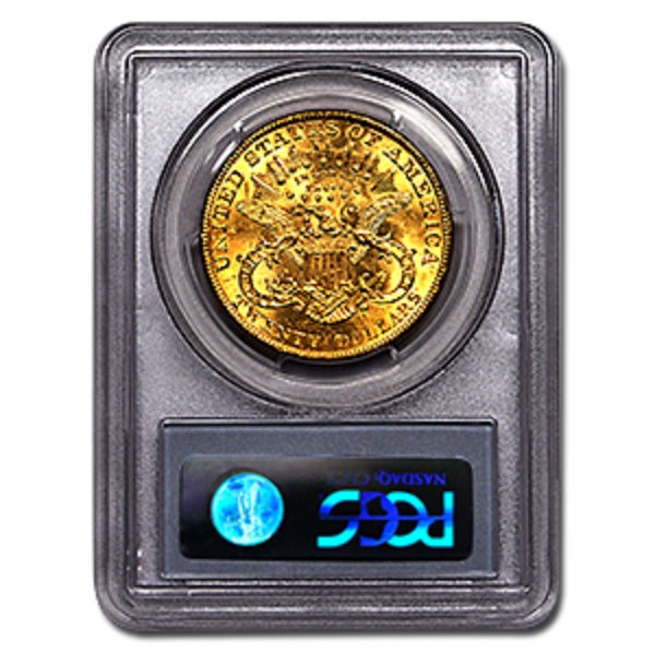Picture of 1887S $20 Gold Liberty Double Eagle Coin MS62 