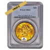 Picture of 1900S $20 Gold Liberty Double Eagle Coin MS62 