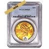 Picture of 1899 $20 Gold Liberty Double Eagle Coin MS63 