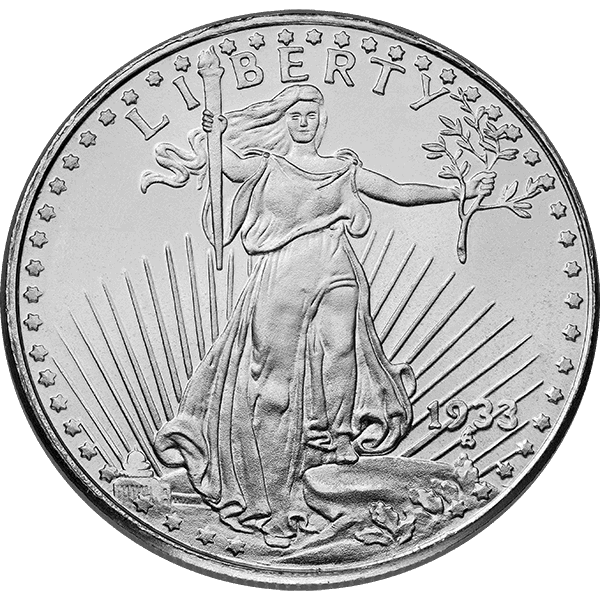 Picture of 1 oz Saint-Gauden Silver Round