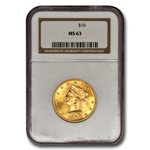 Picture of $10 Liberty Gold Coins MS63  