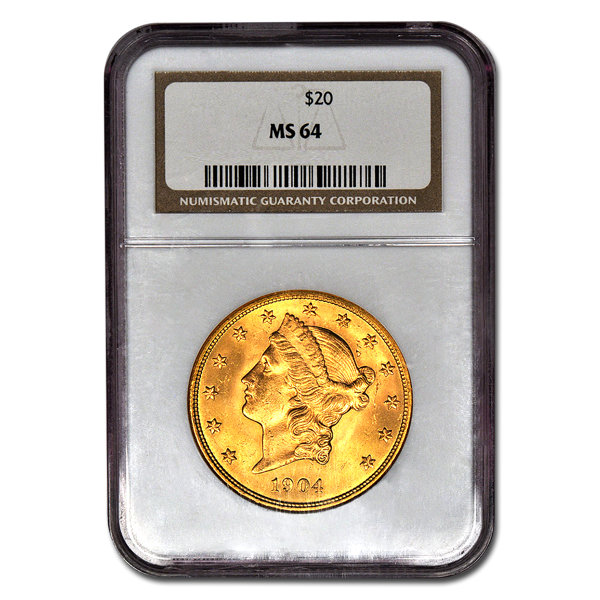 Picture of $20 Liberty Gold Coins MS64  