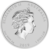 silver bullion, silver coin, 2019 1 oz australian silver lunar pig coin