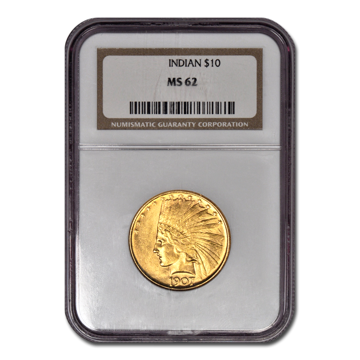 Picture of 1914D $10 Indian Gold Coin MS62 