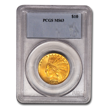 Picture of 1914D $10 Indian Gold Coin MS63 