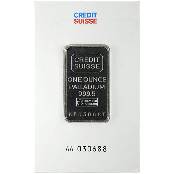 Picture of 1 oz Palladium Bar