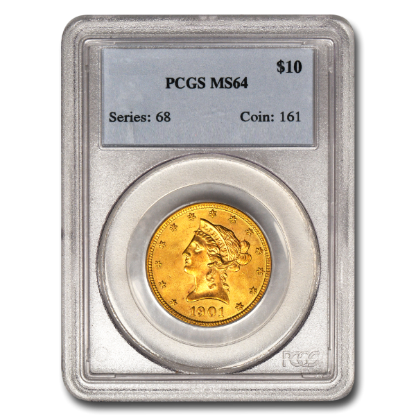 Picture of 1899 $10 Liberty Gold Coin MS64    