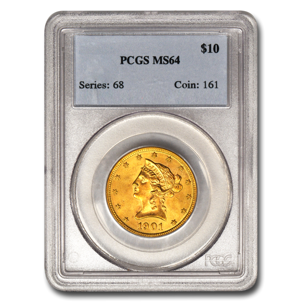 Picture of 1902S $10 Liberty Gold Coin MS64   
