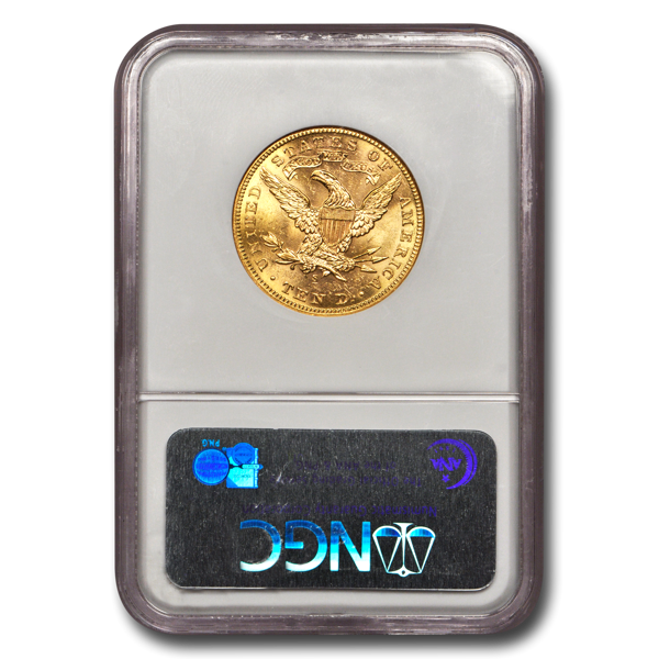 Picture of 1906D $10 Liberty Gold Coin MS63 