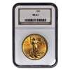Picture of $20 Saint-Gaudens NM Gold Coin MS62 