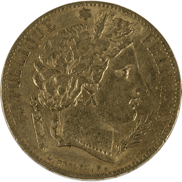 20 francs france gold coin – head ceres, random year, circulated, gold bullion, gold coin, gold semi-numismatic coin