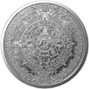 1/2 oz aztec calendar silver round, silver bullion, silver coin, silver bullion coin