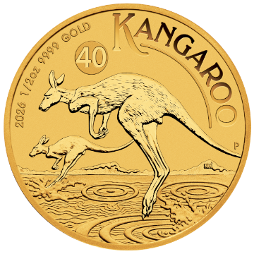 Picture of 2026 1/4 oz Australian Gold Kangaroo Coin (BU)