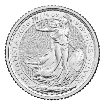 Picture of 2026 1/4 oz British Silver Britannia Coin(BU)