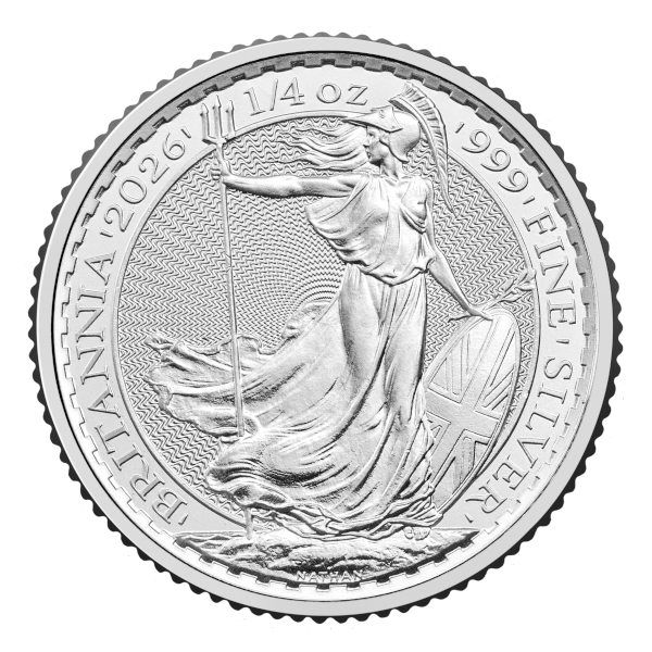 Picture of 2026 1/4 oz British Silver Britannia Coin(BU)