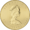 1 oz canadian gold maple leaf coin, .999 pure gold, random year, gold bullion, gold coin, gold bullion coin