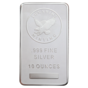 10 oz silver bar varied condition, any mint, silver bullion, silver bar, silver bullion bar