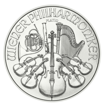 Picture of 1 oz Austrian Platinum Philharmonic Coin