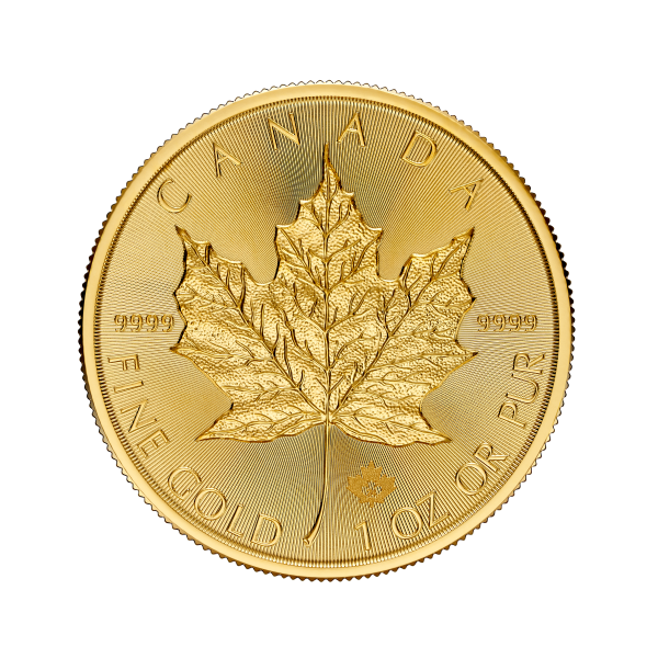 Picture of 1 oz Canadian Gold Maple Leaf Coin .9999 (Random Year, Varied Condition)