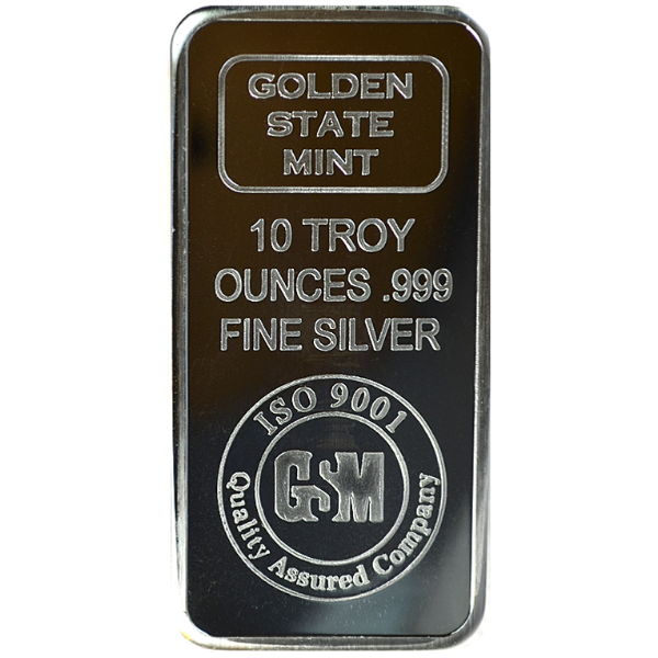 Picture of 10 oz GSM Silver Bar