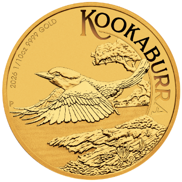 Picture of 2026 Australia 1/10 oz Gold Kookaburra BU