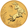 Picture of 2023 1/4 oz Australian Gold Lunar Rabbit Coin