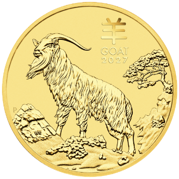 Picture of 2027 1/2 oz Australian Gold Lunar Goat Coin