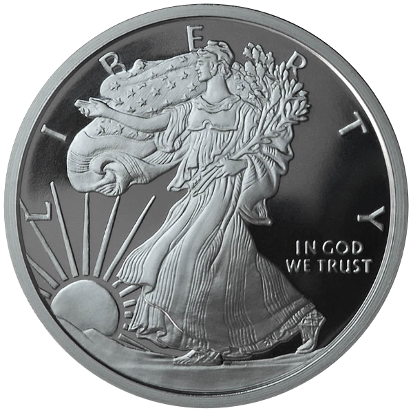 2 oz GSM Walking Liberty Silver Round